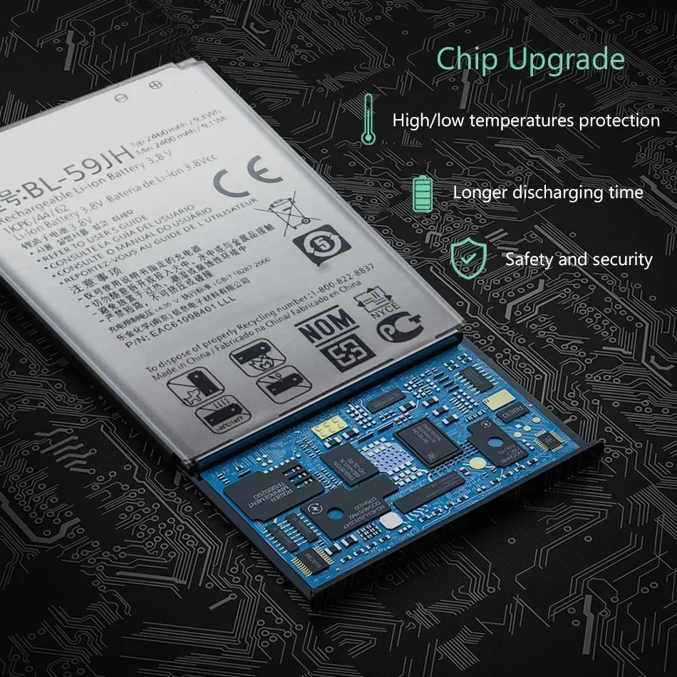 BL-59JH BL-52UH BL-41ZH BL-44JH BL-44JN LGIP-400N LGIP-430N LGIP-531A LGIP-550N Аккумулятор для LG Optimus L7 II P715 F5 F3 P703 F6