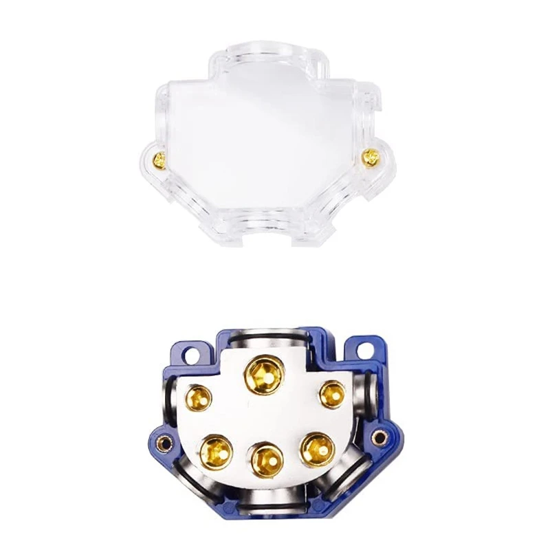 Автомобильный аудиоусилитель блок распределения питания 1 в5 5 выходов блоки