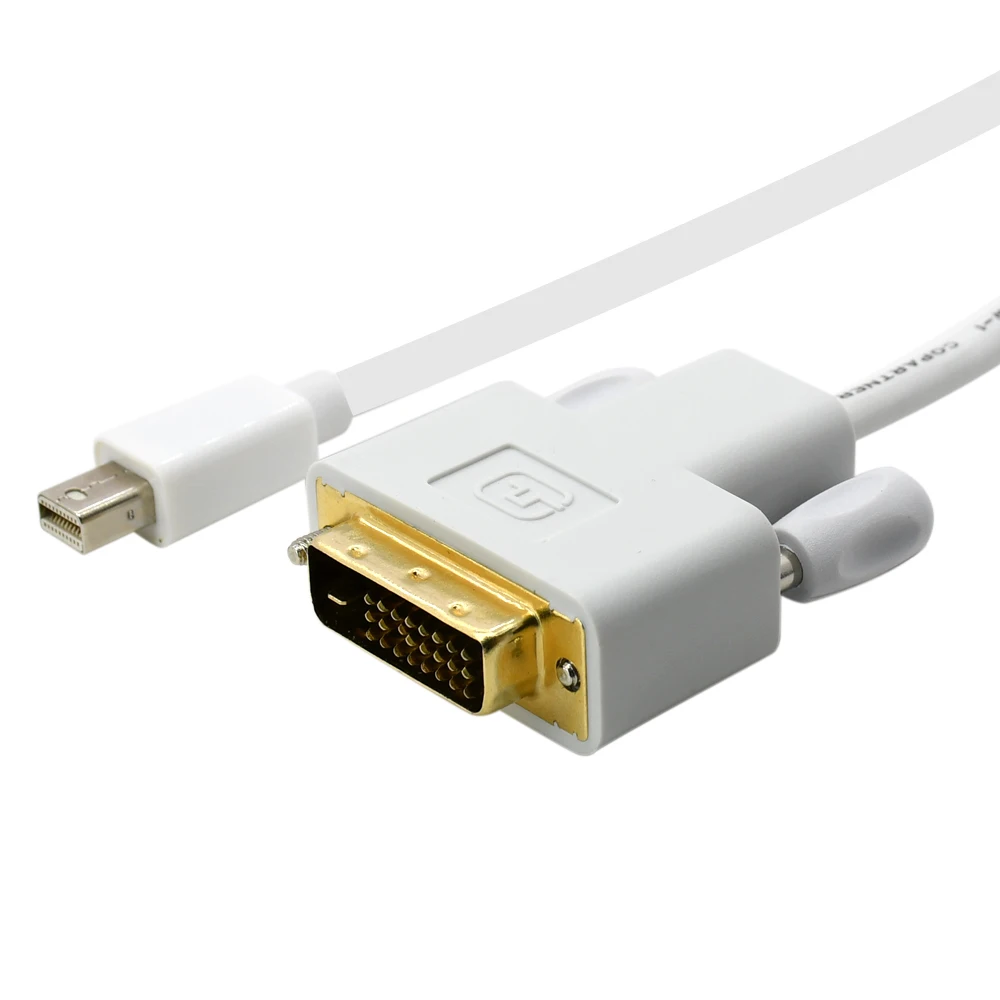 

Кабель MINI DP к DVI папа 1,8 м кабель mini displayport к DVI для ноутбука Macbook