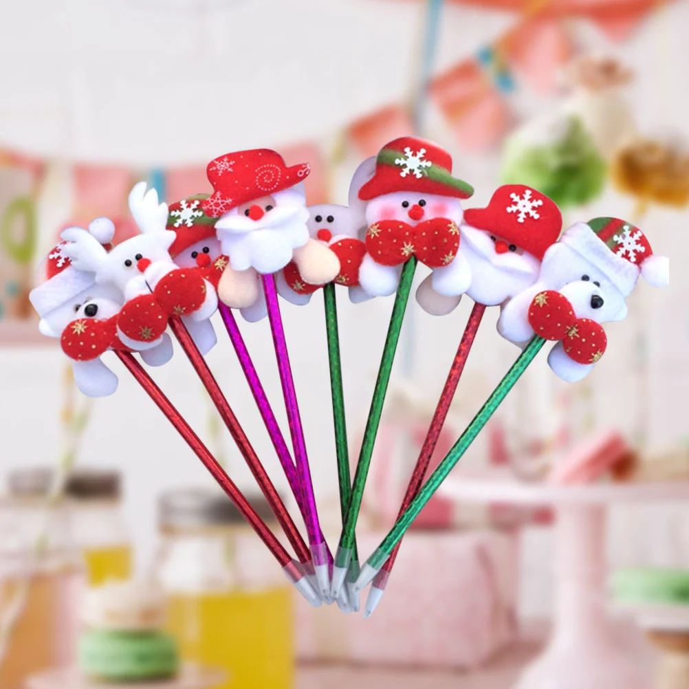 

8pcs Cartoon Ballpoint Pens Gifts Party Favors School Office Supplies for Pupils