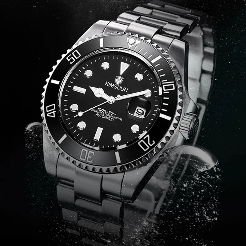 

Business Automatic Mechanical Mens Watches Fashion Top Brand Luxury Watch Men Casual Waterproof Watch Masculino+Box Reloj Hombre
