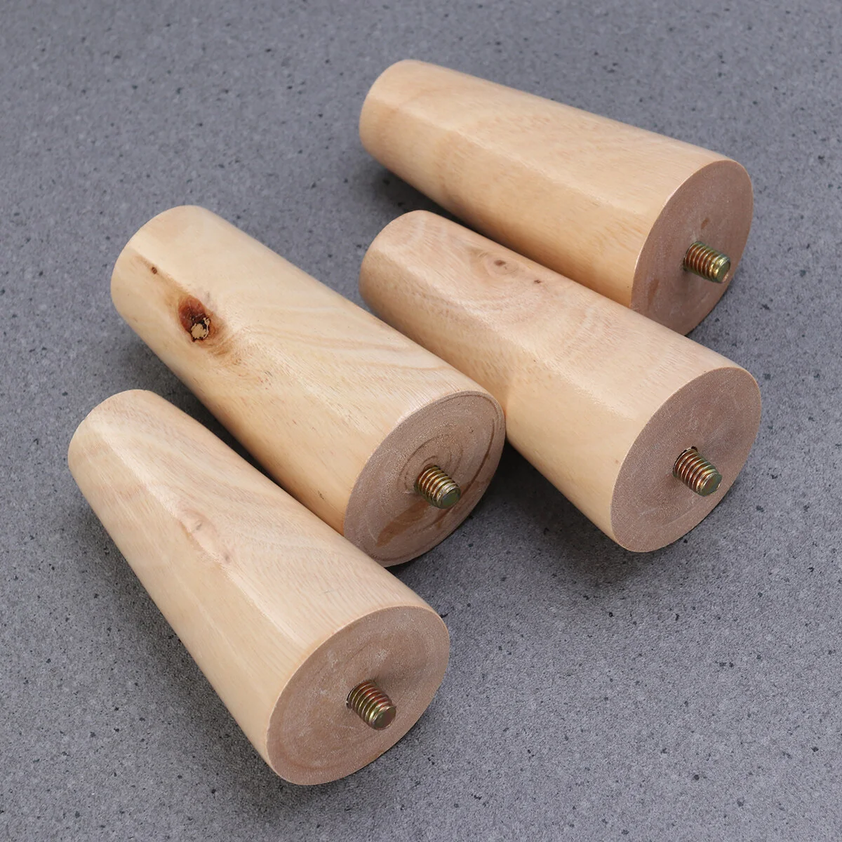 

4PCS Wooden Furniture Legs Solid Wood Sofa Support Foot Cabinet Wooden Leg Furniture Accessories