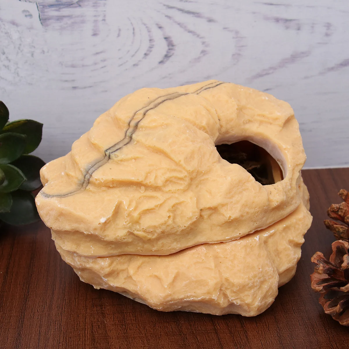 

Powerlong Crawler Hiding Cave Tropical Rainforest Desert Reptiles House Size