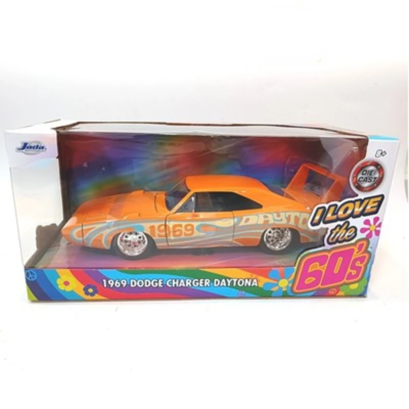 

1:24 1969 Dodge charger daytona Classic Muscle sports car High Simulation Diecast Metal Alloy Model Car Toy kids Gift Collection