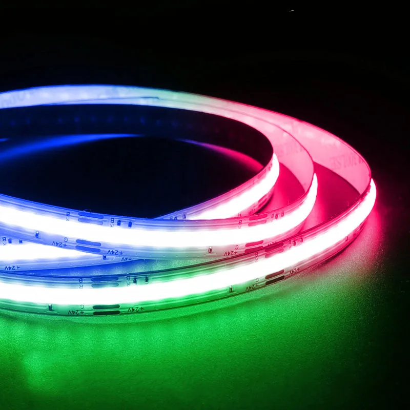 

Светодиодная лента RGB COB, 24 В, 630 светодиодов/м