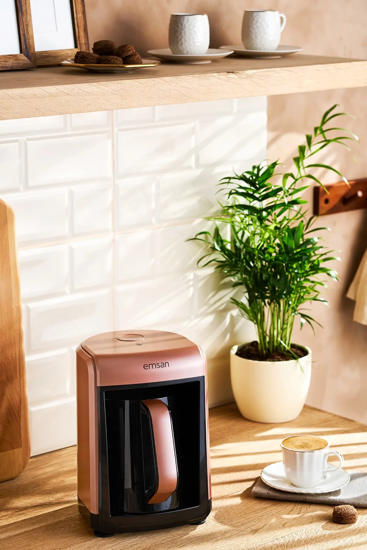 

Bella Gusto Turkish Coffee Machine Golden Pink