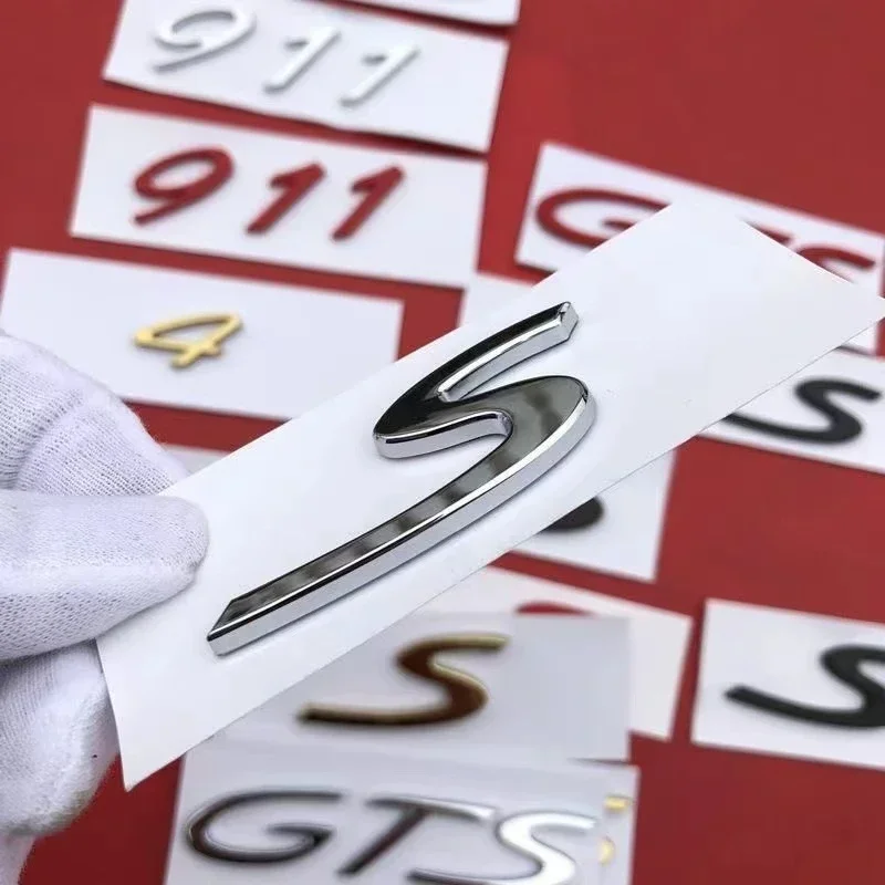 

Подходит для Porsche Boxster Cayenne Panamera Carrera Macan Cayman 911 981 918, модифицированный значок эмблемы заднего багажника с буквами