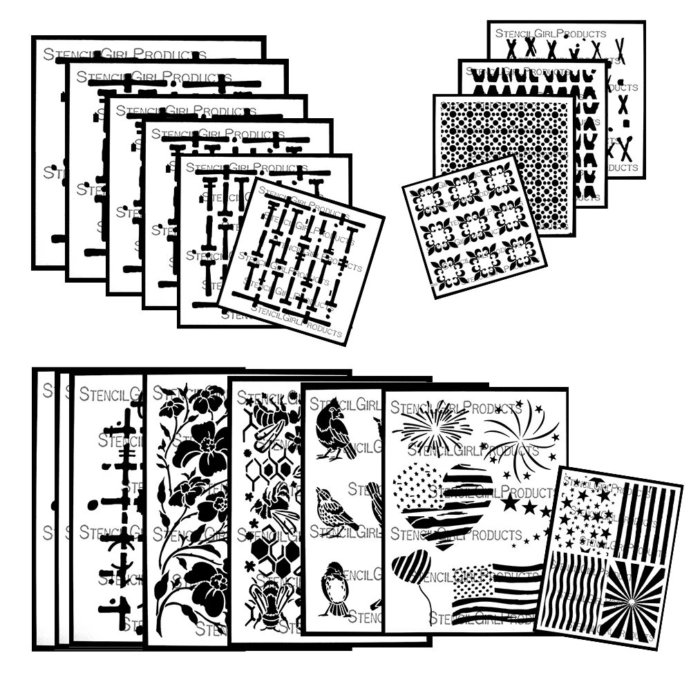 DIY слойные трафареты Настенная картина фотография карта шаблон новые точки