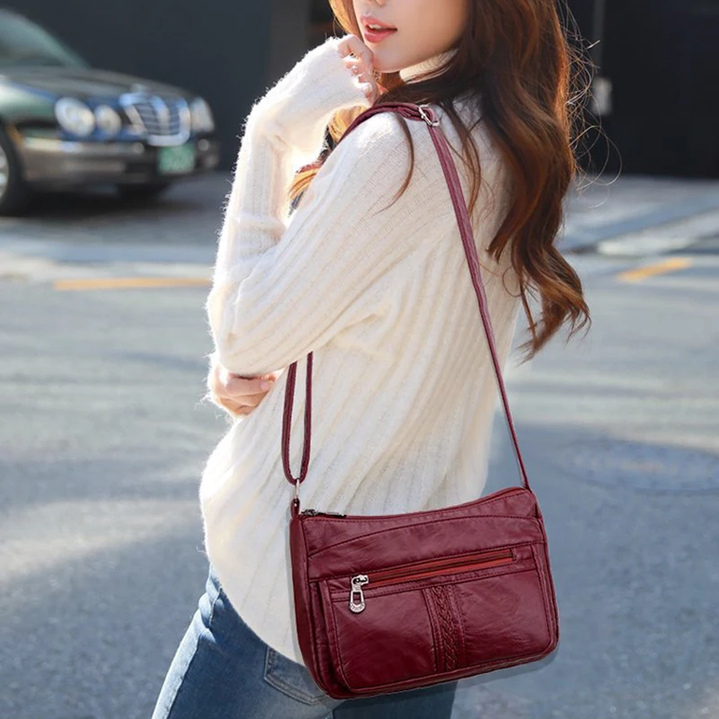 Женская сумка-хобо из искусственной кожи на молнии |