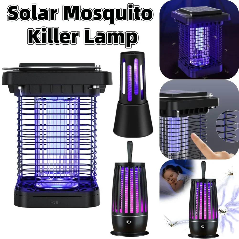 Портативная Лампа От Комаров На Солнечной Энергии Водонепроницаемая Уличная