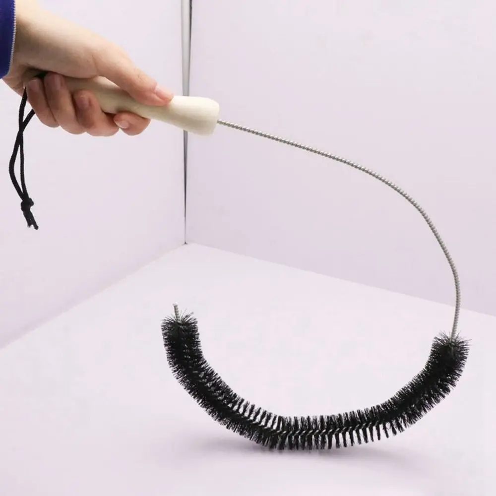 

Деревянная щетка для очистки водосточных труб с длинной ручкой, гибкая щетка для очистки от пыли, щетка для очистки с длинной шерстью