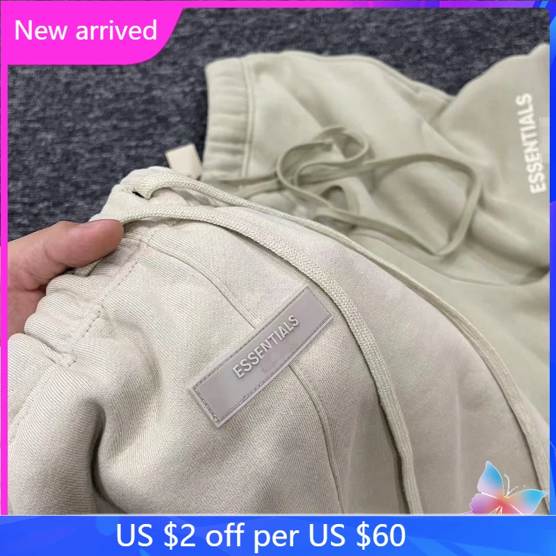 

22ss Double Line ESSENTIALS Shorts Loose Casual Drawstring Fashion Small Elevation Street Sports Shorts