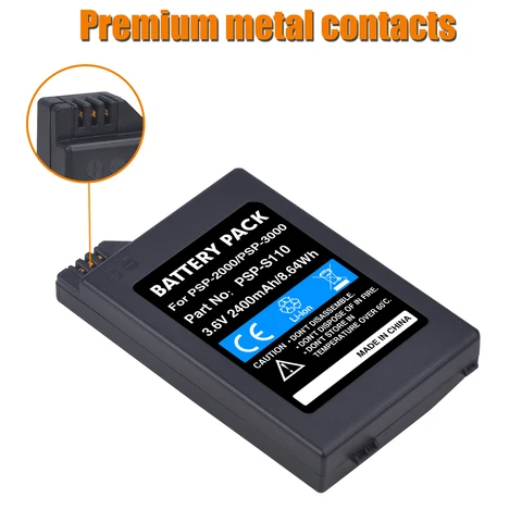 Аккумулятор Pickle Power 2400 мАч для Sony PSP