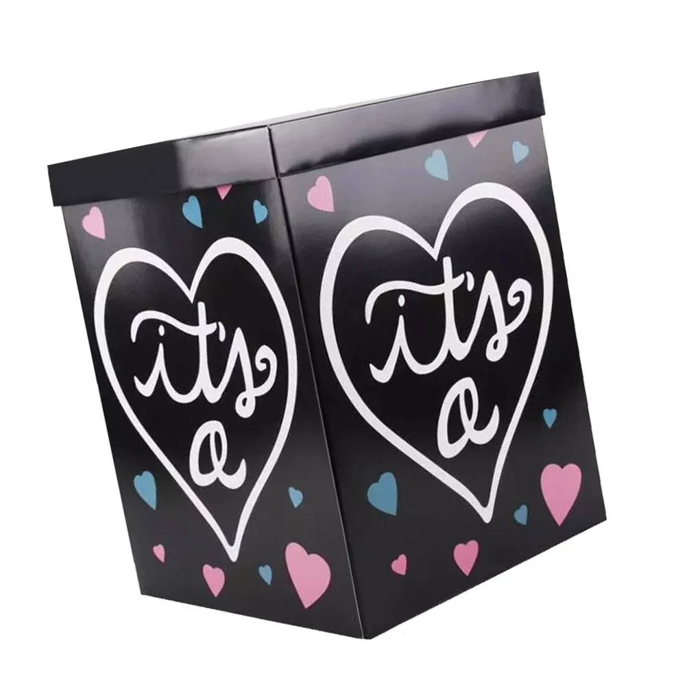 

1pc Baby Balloon Printing Balloon Storage Box Boy or Girl Party Supplies