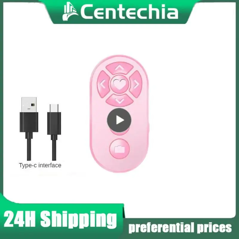 

Typec Interface Selfie Stick No Delay Automatic Self-timer Remote Photo Skin-friendly Button Remote Control