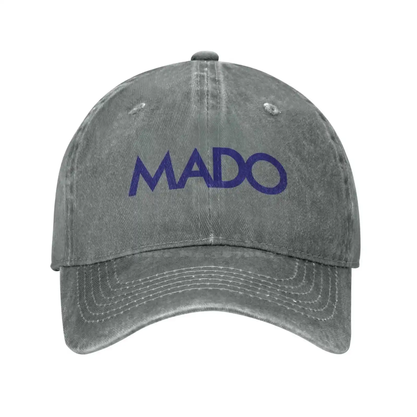 Фото Модная качественная джинсовая бейсболка с логотипом Mado №5