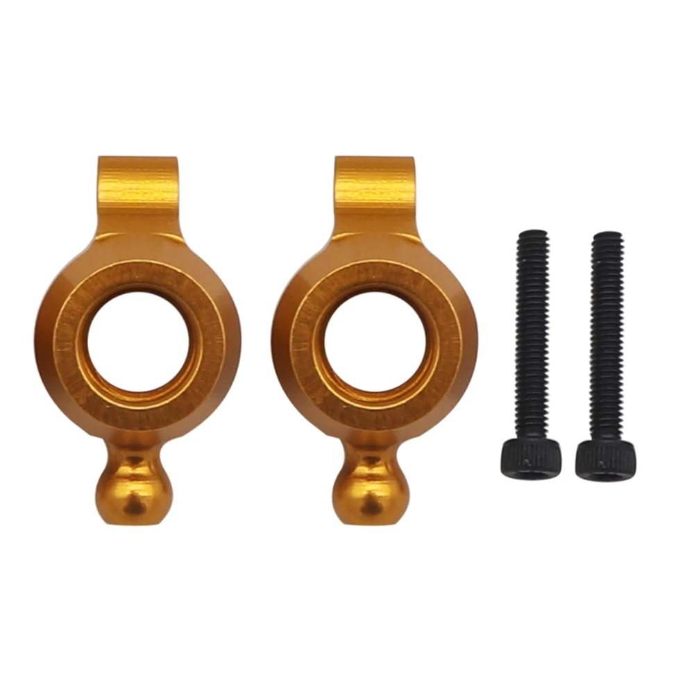 

2Pcs Metal Rear Axle Hub Carrier for SG 1603 SG 1604 SG1603 SG1604 UDIRC 1601 1602 1/16 RC Car Upgrade Parts,Yellow