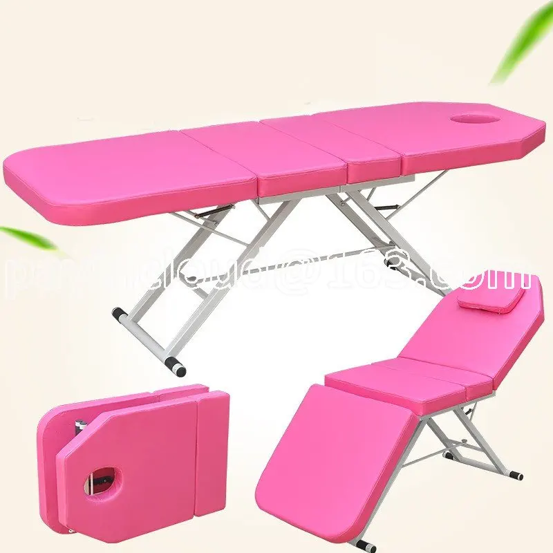 

Складной массажный стол, массажный кушетка, складной столик для кровати, искусственный массажный стол для салона красоты, 4-секционный массажный стол