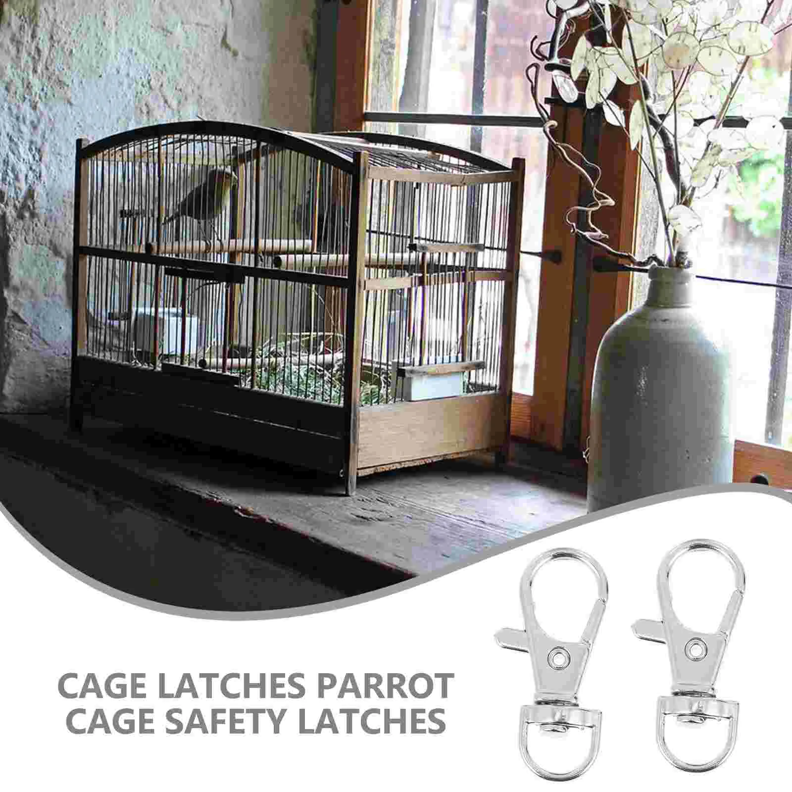 

20pcs Professional Pet Bird Cage Door Buckle Locks Cage Locks