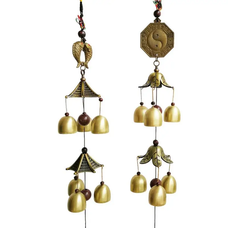 

Outdoor Living Wind Chimes Yard Garden Tubes Bells Copper Antique Windchime Wall Hanging Home Decor Decoration Wind Chimes