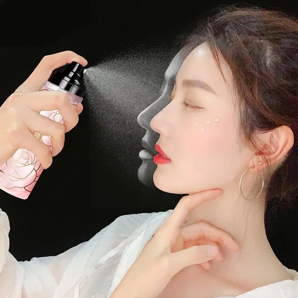

Слегка яркий спрей для укладки макияжа, увлажняющая стойкая основа для макияжа, косметическая основа, жидкий корейский глянцевый Fir J9X8