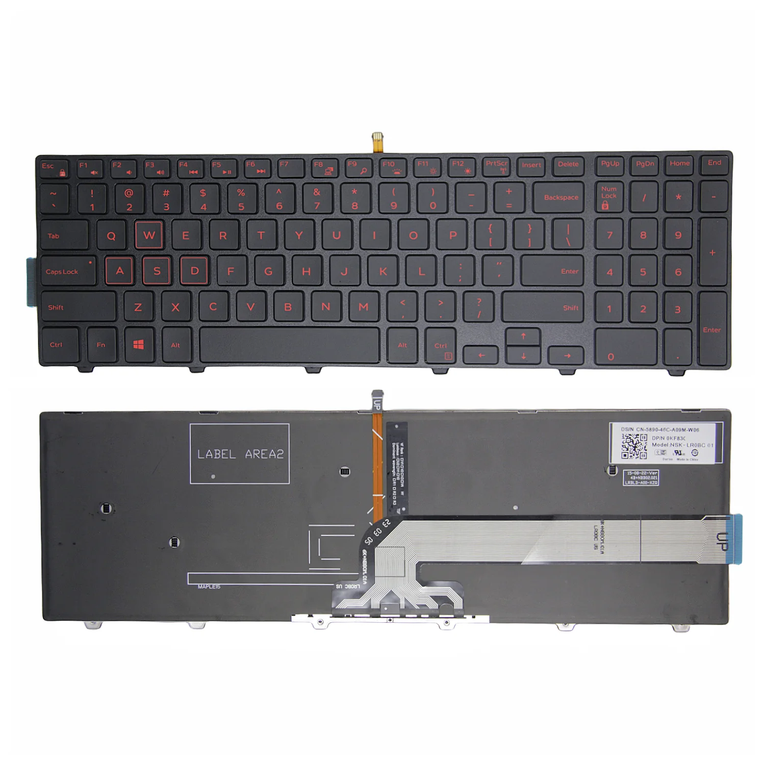 Оригинальная американская клавиатура для Dell 15-5000 5547 5541 5542 5543 5555 5749 5557 5558 7557 5559 5577