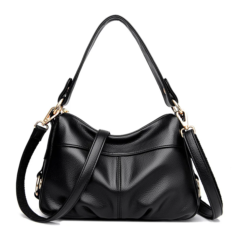 

2023 New Premium Solid Color High Capacity Women's Handbag Fashion Retro Crossbody Shoulder Bag