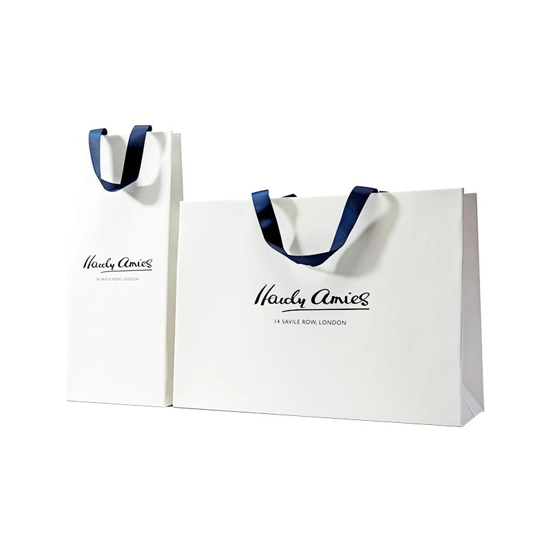 Индивидуальная Высококачественная бумажная веревочная ручка бумажный пакет с