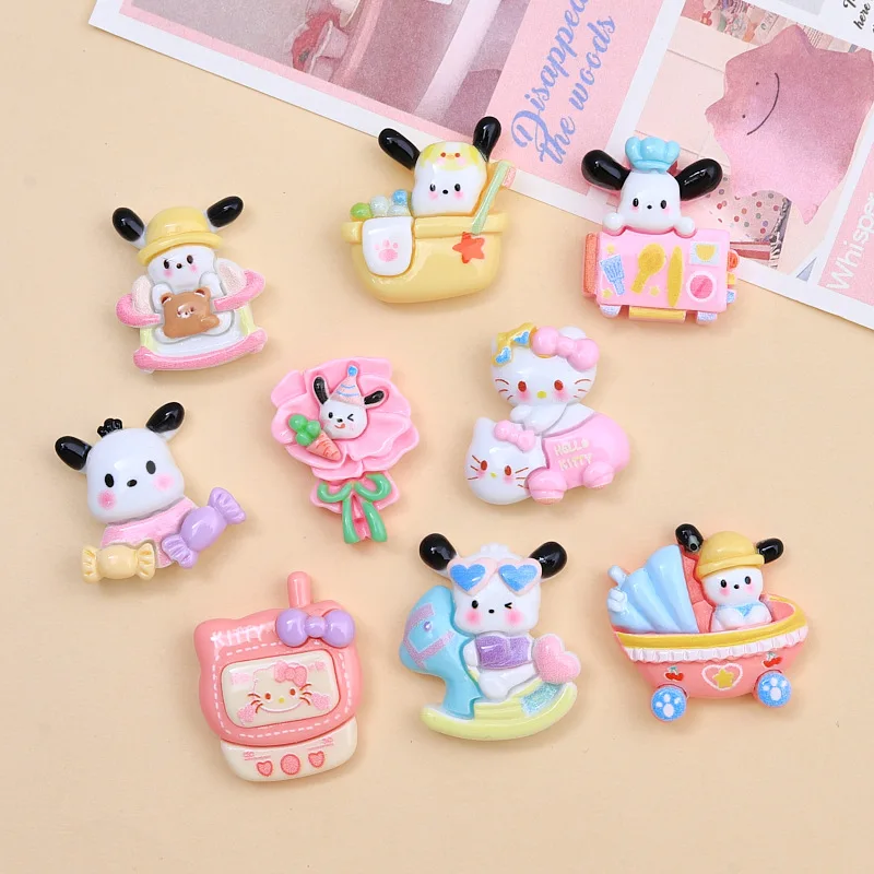 5 шт. милые Мультяшные полимерные аксессуары для рукоделия