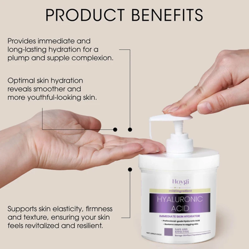 Гиалуроновая кислота питает кожу улучшает эластичность и блеск кожи увлажняет