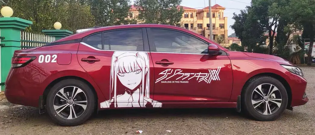 

Любимая в FRANXX ZERO TWO аниме девушка автомобиль наклейка виниловая наклейка подходит для любого автомобиля