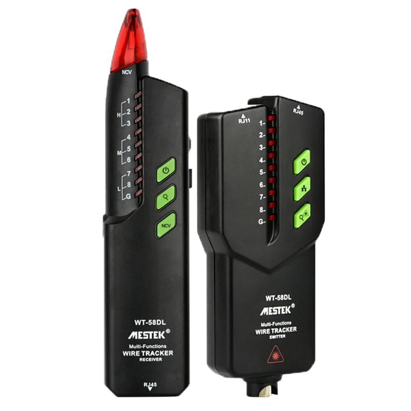 MESTEK Проводные трекеры отслеживание сети LAN Кабельный тестер инструменты для