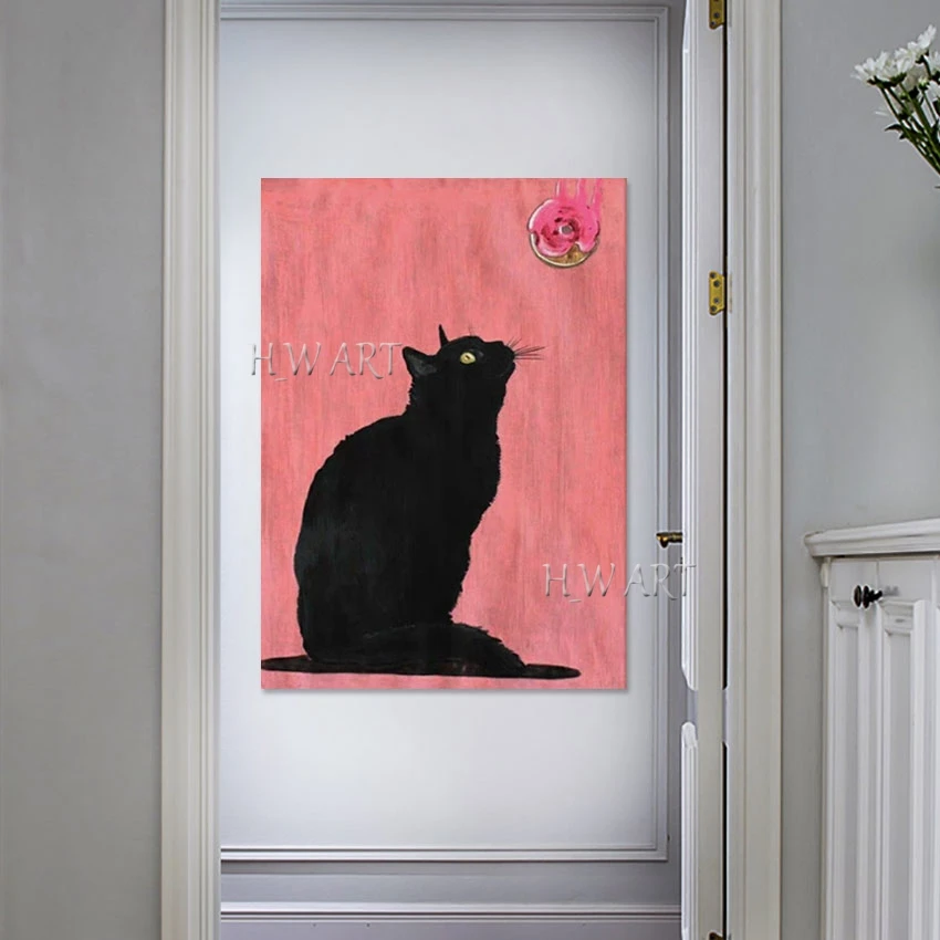 Розовое произведение искусства картина на холсте красивая стена с изображением