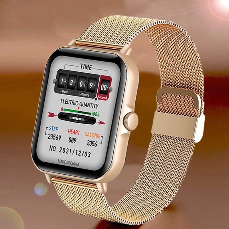 

2022 New Women Bluetooth Answer Call Smart Watch Men Full Touch Dial Call Fitness Tracker Smartwatch Men +Box