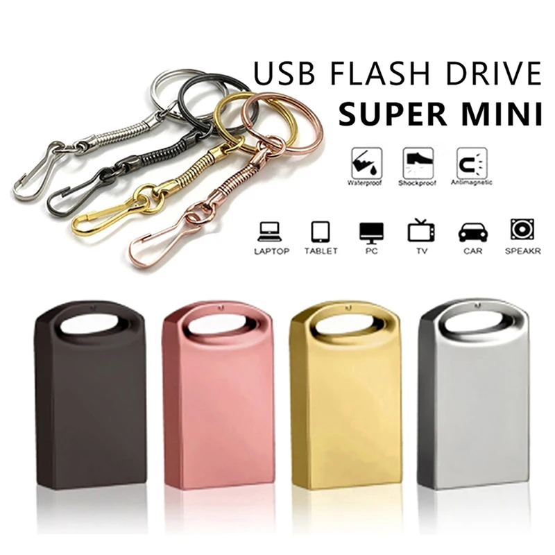 

Mini Usb 3.0 64GB-1/2TB Flash Drive High-Speed Data Memory Storage Disk Stick Key Ring