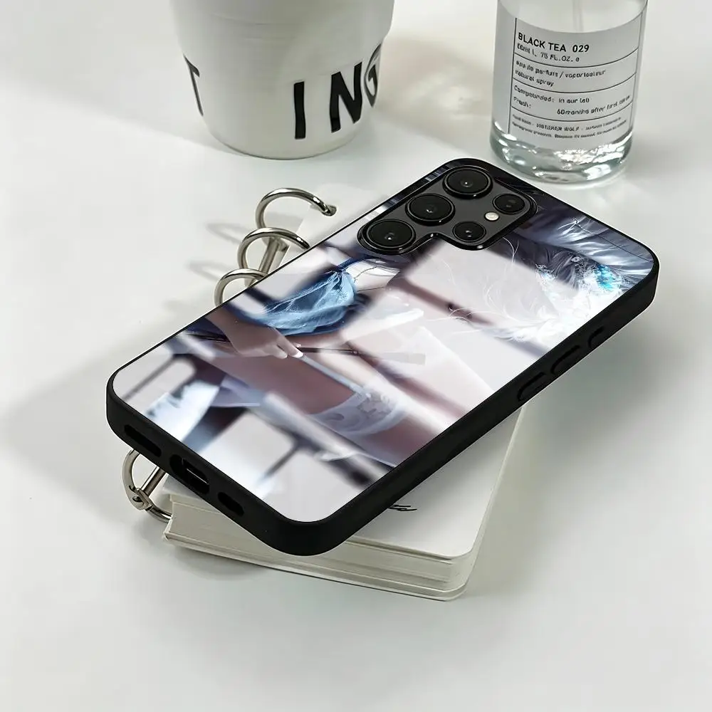 Фото Чехол для телефона Ghostblade wlop для Samsung S26 S25 S24 S23 S22 S21 S20 Plus Ultra Note20, стеклянный магнитный чехол №3