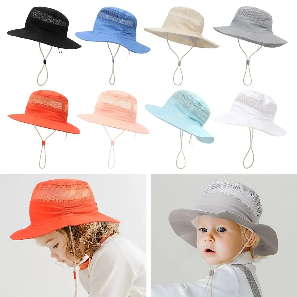 

Портативные большие козырьки, широкополая шляпа с защитой от УФ-лучей, пляжная шляпа, рыбацкая шляпа, Детская шляпа от солнца