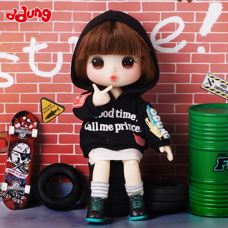 Новинка шарнирная кукла dнанг 18 см модная индивидуальная для скейтборда наряд