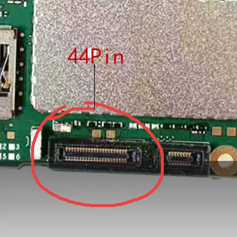 1 шт. 44Pin USB зарядная плата FPC разъем на материнской плате для Xperia 10 Plus I3213 I4213 I4293 I3223
