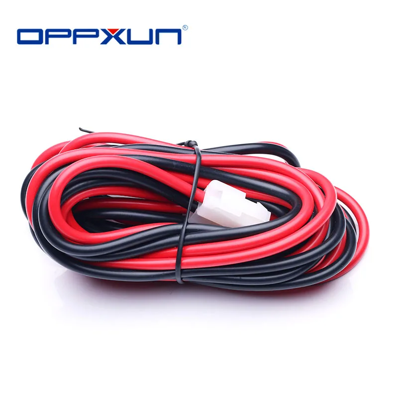 

OPPXUN DC Power Cable Cord T-Shape Plug for Kenwood Yaesu Mobile Car Radio Ft-7800R/8800R/8900R TM271 TM471 IC-F51,QYT KT-7900D