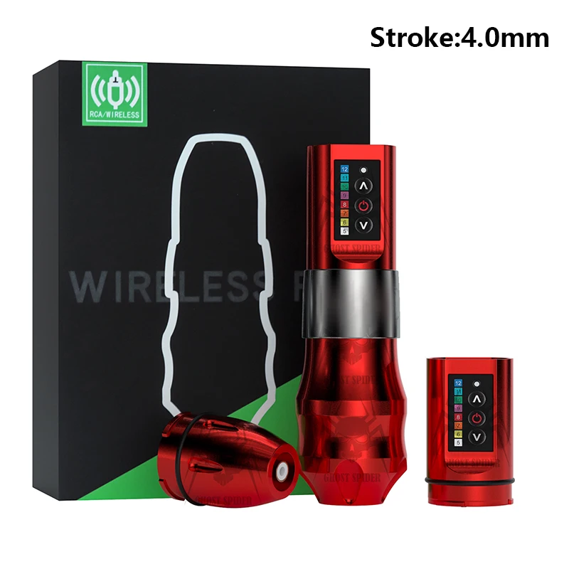 Фото Беспроводная тату-машинка EXO 4.0 Stroke с аккумулятором 2400 мАч, литиевая батарея большой емкости, мощный бесщеточный мотор для тату-мастеров №2