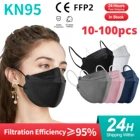 Испанская маска для взрослых рыб KN95 FFP2, одобренные FPP2 маски, респиратор от пыли, защитные маски для лица, маска FPP2 ffp2mask, 10 дней доставки