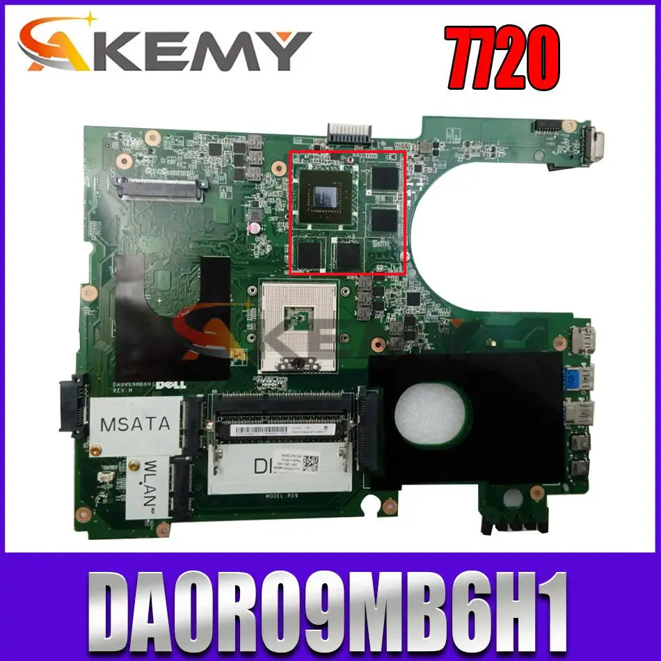 Материнская плата для DELL 17R N7720 7720 3D DA0R09MB6H1 CN-0MPT5M 0MPT5M MPT5M DDR3 Inspiron Intel |