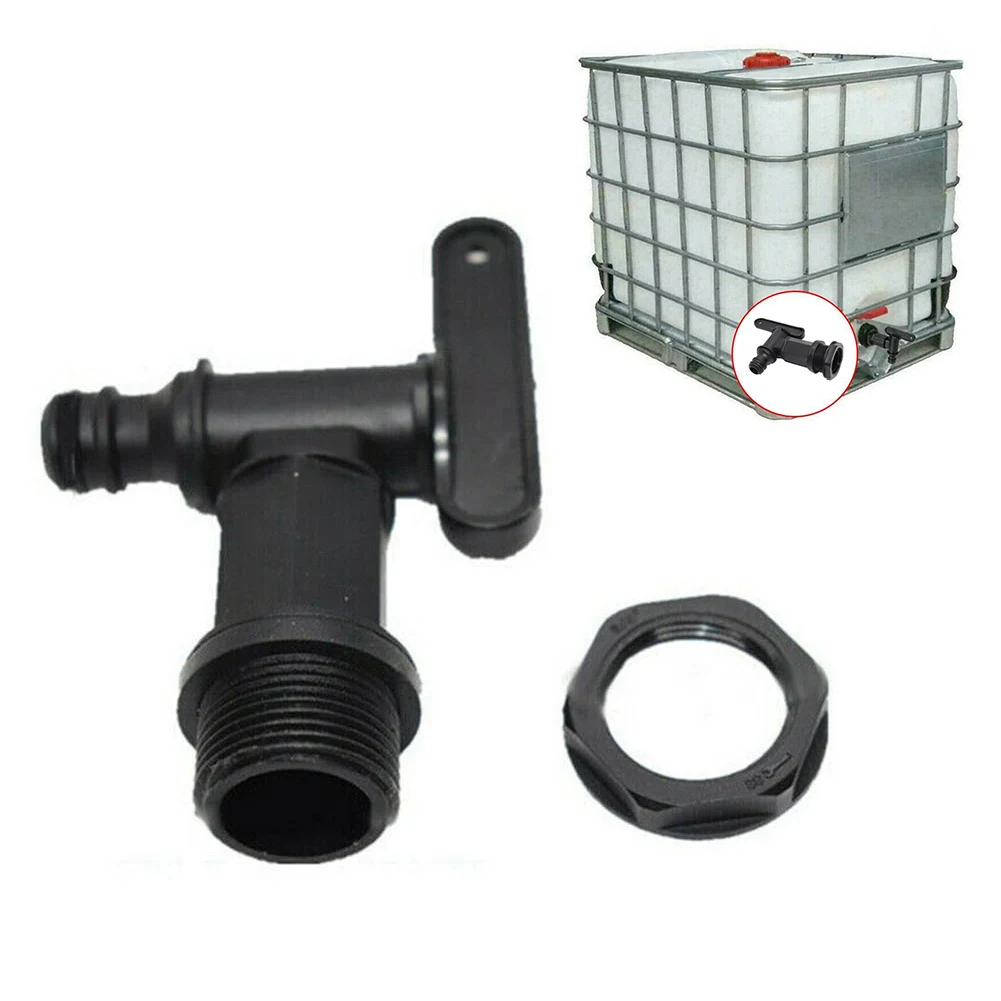 

For Ordinary Ton Ball Valve IBC Tank Adapter Hose Connectors Garden Tool Accessory IBC Fittings Plastic Faucet Tank Faucets