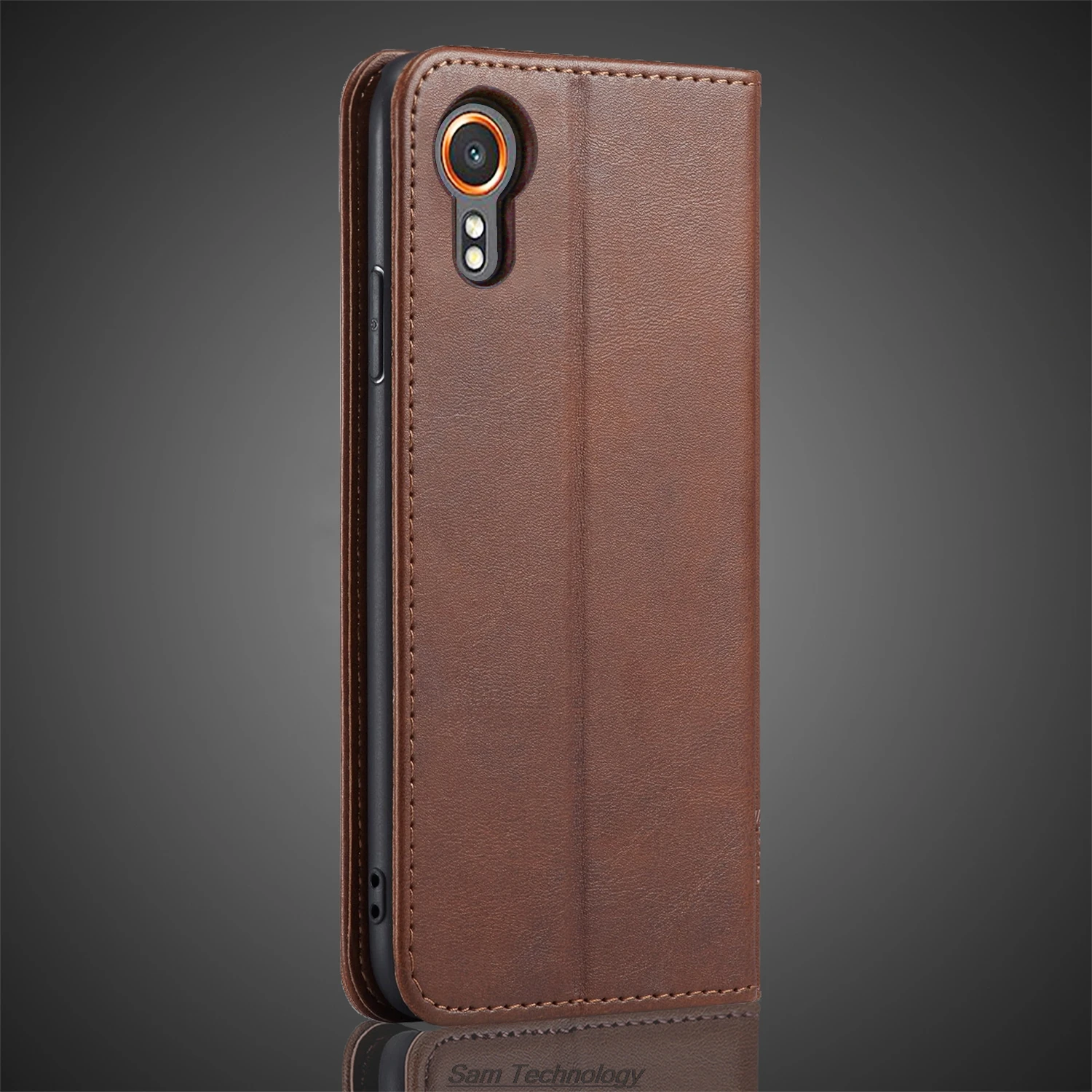 Кожаный чехол с магнитным притяжением для Samsung Galaxy XCover 7 XCover7 SM-G556B кобура откидной