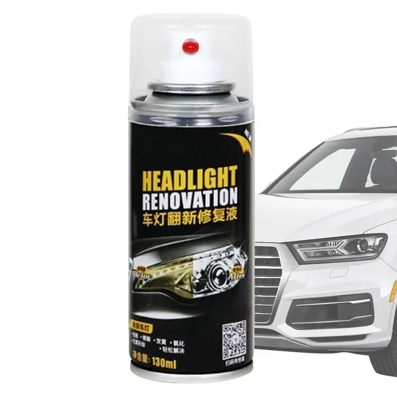 

Car Headlight Cleaner Auto 130ml Headlight Polishing Fluid Automobile Headlamp Liquid For Protecting From Scratches Blurring