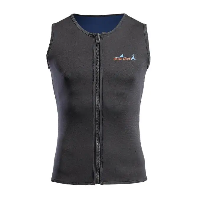 

2mm Men Neoprene Sleeveless WetsuiSwim Vest Jacket Shorts UV Protection Diving Suit Swim Trunks Surfing Scuba Diving WetSuits