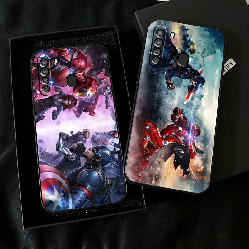 

Marvel Trendy People Phone Case For Samsung Galaxy S8 S8 PLus S9 S9 Plus S10 S10E S10 Lite 5G Plus Black Carcasa Soft Coque