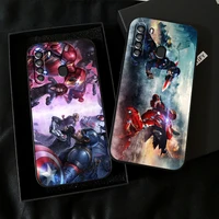 marvel trendy people phone case for samsung galaxy s8 s8 plus s9 s9 plus s10 s10e s10 lite 5g plus black carcasa soft coque
