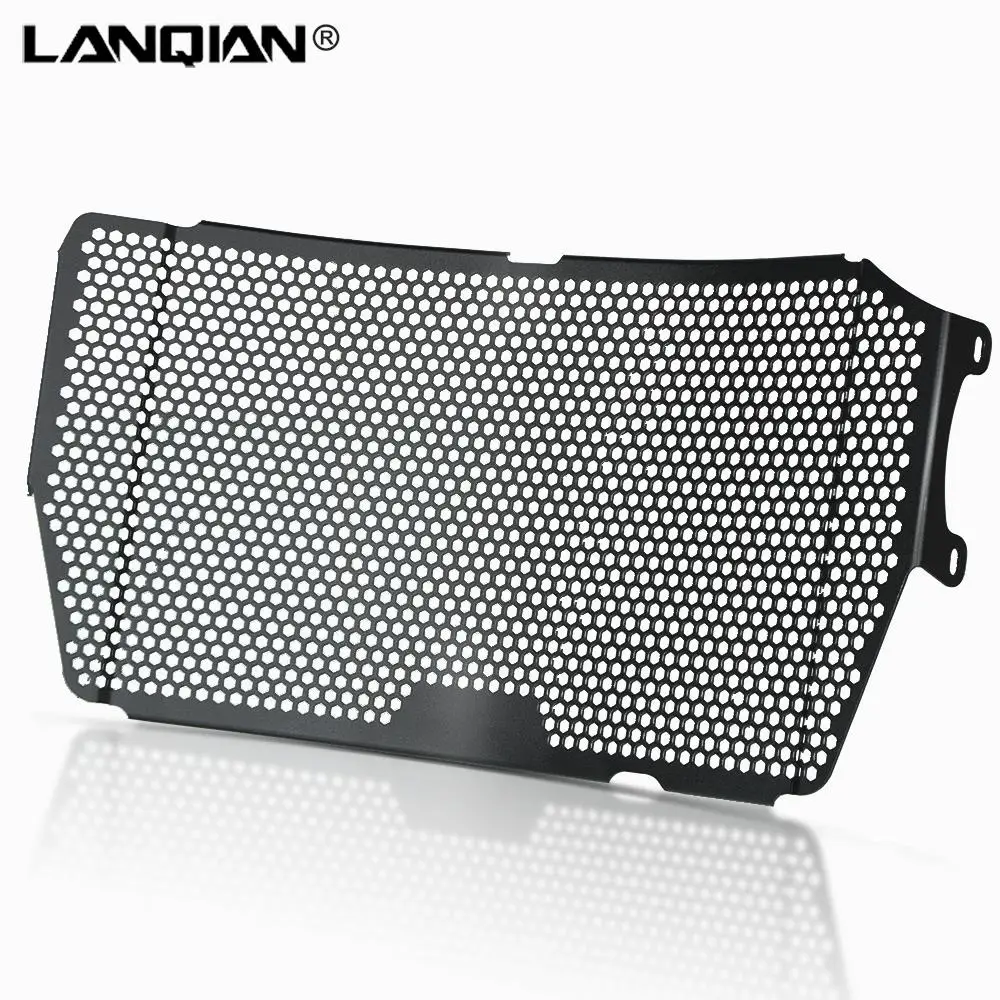 

Black Radiator Grille Oil Cooler Guard Cover Shield Protector For Ducati Monster 1200 R 821 Dark Stripe Stealth 1200 Monster